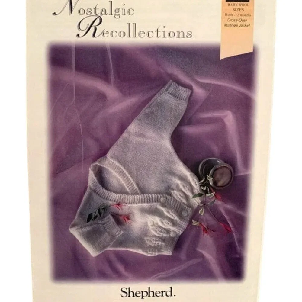 New Shepherd 2057 Nostalgic Recollections Matinee Jacket Knitting Pattern+
